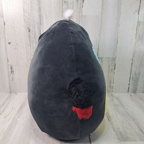 Squishmallow Tito the Toucan 18" Big Plush Stuffed Toy Black Pillow Buddy Owl - Picture 6 of 13